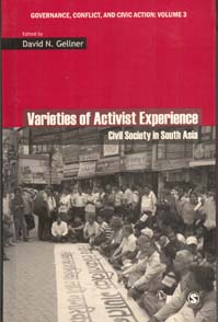 Varieties of Activist Experience: Civil Society in South Asia - Edt David N Gellner -  Nepal
